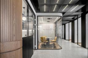 办公室室内天花吊顶装修效果图