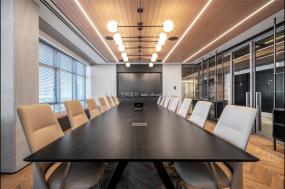 办公室现代风格吊顶装修效果图