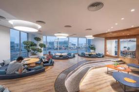 办公室集成吊顶灯装修效果图片