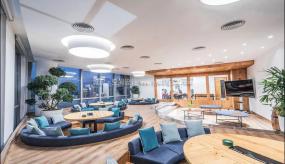 办公室集成吊顶灯装修设计效果图