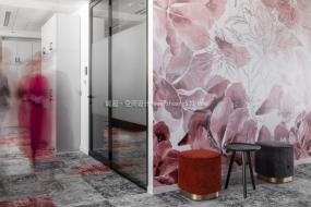 办公室简约吊顶装修效果图