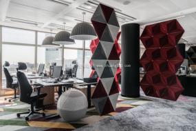 办公室精美吊顶装修设计图片