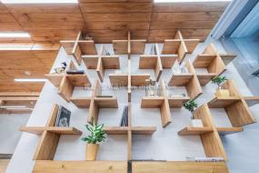 办公室会所吊顶设计装修效果图