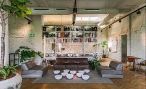 办公室个性吊顶装修效果图