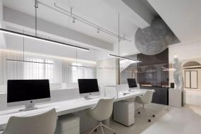 2018最新简单办公室吊顶设计装修效果图片