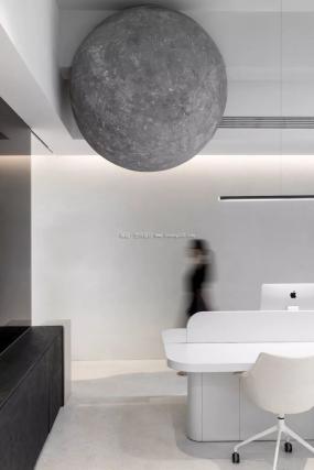 50平方米办公室吊顶设计装修效果图片