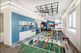 时尚个性办公室装修方案灯饰设计效果图