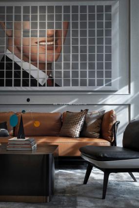 混搭办公室吊灯装修效果图片