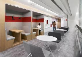 2018现代办公室灯具装修方案效果图片大全