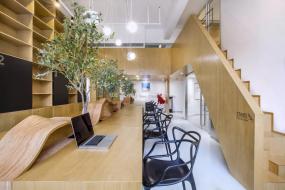 欧式办公室办公桌椅装修效果图片