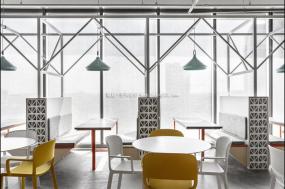 日式办公室会客厅装修效果图