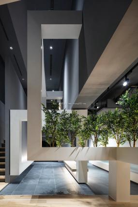 时尚混搭风格欧式办公室效果图