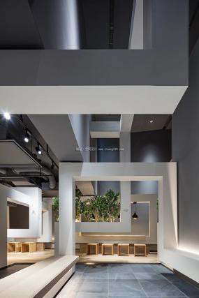 现代简约欧式风格办公室效果图