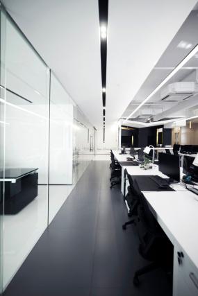 loft办公室休闲区吧台装修效果图片