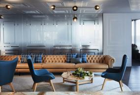 loft风格办公室休息区装修效果图片