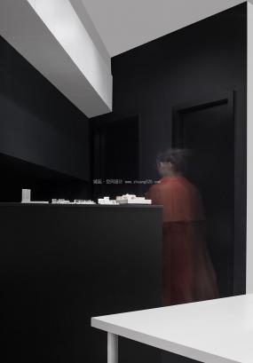 员工办公室装修办公桌椅效果图片