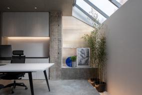 现代设计90平米办公室装修图片大全