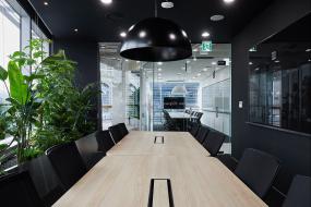 现代田园风格公寓办公室装修设计效果图