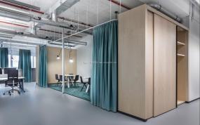 现代简约混搭家庭办公室装修