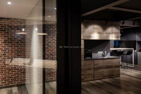 办公室办公桌植物装修设计效果图