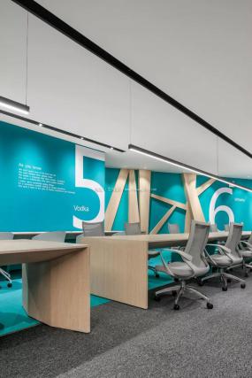 简约风格办公室设计平面图欣赏