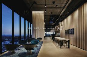 250平长方形办公室平面图