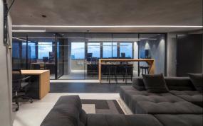 200平办公室简装