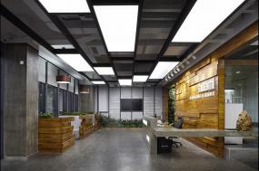 现代时尚装修办公室顶面效果图