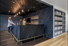 现代混搭风格办公室壁纸效果图片