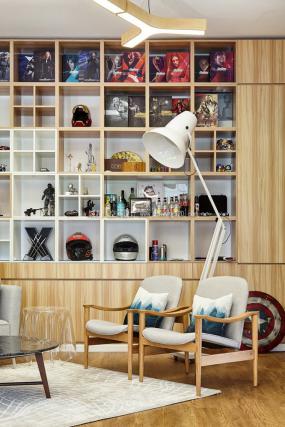 时尚办公室大厅设计装修效果图片