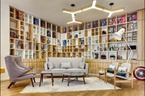 普通办公室大厅室内装修图