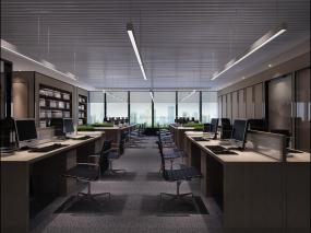 创意办公室设计室内装饰效果图