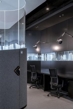 简约办公室风格室内设计装饰装修效果图