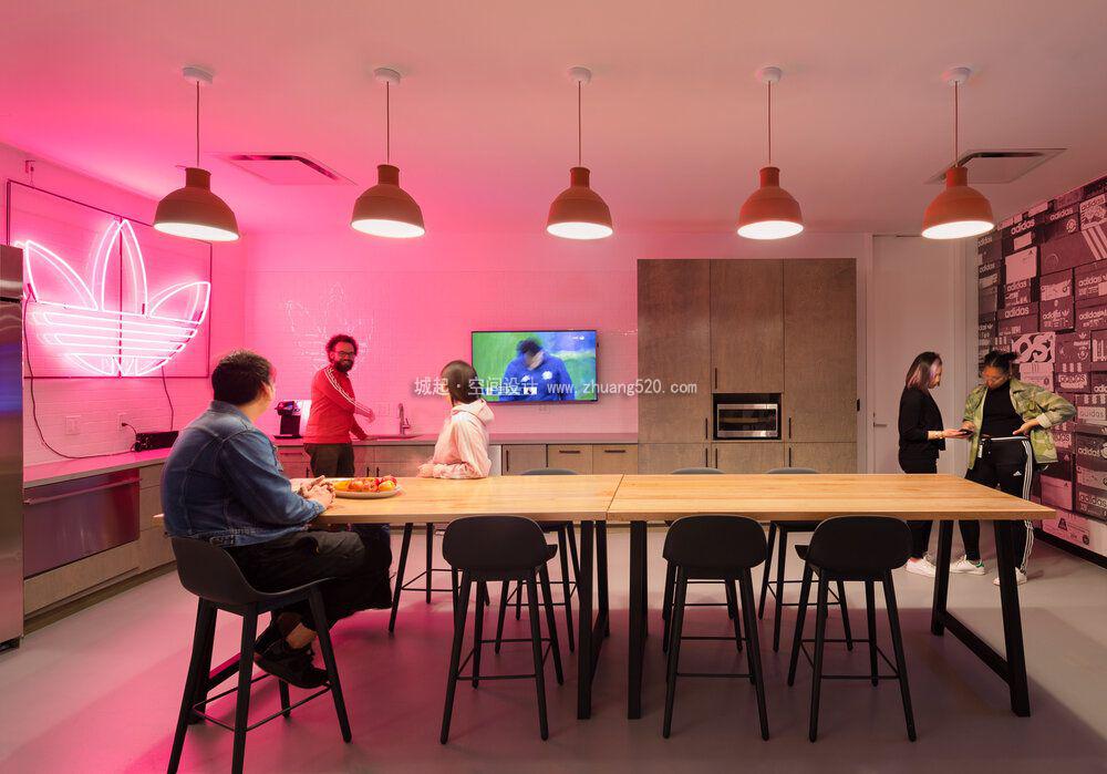 混搭风格办公室室内装修图