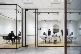 简约风格办公室设计室内效果图片