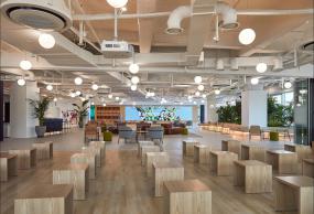 时尚混搭设计风格简单办公室装修图片