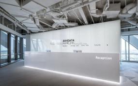 企业办公室混搭风格室内装修效果图片