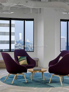 现代办公室装修风格小办公室装修图