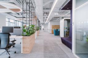 现代时尚简约风格企业办公室装修效果图