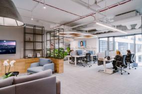 现代时尚简约风格简单办公室装修图