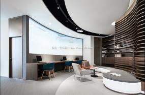 大办公室简约室内装修效果图片