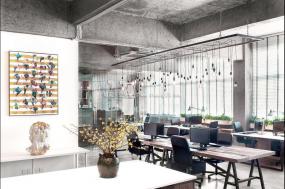 时尚现代办公室设计效果图片大全