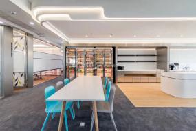 时尚办公室最新室内装修效果图片2018