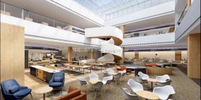 时尚办公室室内简单装修设计案例图片