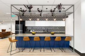 简单办公室室内装饰装修设计效果图