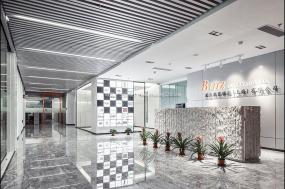 现代办公室设计帘效果图