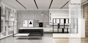 2018最新现代办公室室内布置效果图片大全