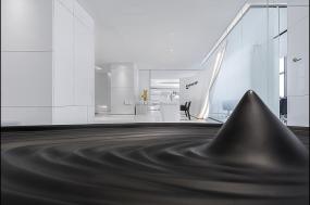 公司开放式办公室装修设计效果图赏析