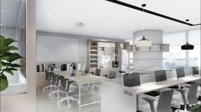 最新现代办公室装修效果图片