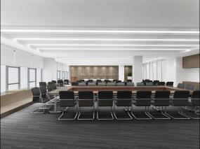 最新现代写字楼会议室吊顶装修效果图片